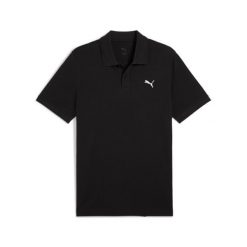 Polo Puma Ess Pique Polo. Czarne koszulki polo Puma, m, bez wzorów, bez kołnierzyka, bez ramiączek. Za 193.50 zł.