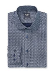 OLYMP Koszula "Luxor" - Modern fit - w kolorze granatowym rozmiar: 39. Niebieskie koszule Olymp, bez wzorów, z bawełny, bez kołnierzyka, bez ramiączek. Za 118.28 zł.