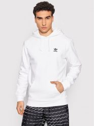 Adidas Bluza adicolor Essentials Trefoil H34649 Biały Regular Fit. Białe bluzy Adidas, m, bez wzorów, z bawełny, bez kaptura. Za 179.99 zł.