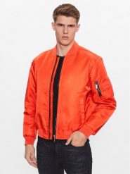 Calvin Klein Kurtka bomber Hero K10K109907 Pomarańczowy Regular Fit. Brązowe kurtki CALVIN KLEIN, l, bez wzorów, z syntetyku, bez kaptura. Za 779.99 zł.