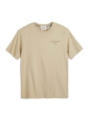 Scotch & Soda Koszulka w kolorze beżowym rozmiar: XL. Brązowe bezrękawniki Scotch & Soda, xl, bez wzorów, z bawełny, bez kołnierzyka, bez ramiączek. Za 47.95 zł.