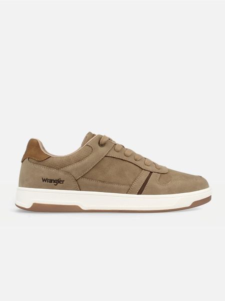 Wrangler Sneakersy "Veilin" w kolorze beżowym rozmiar: 45. Brązowe buty sportowe casual Wrangler, bez wzorów, bez zapięcia. Za 194.95 zł.