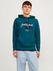 Jack & Jones Bluza "Whitley" w kolorze morskim rozmiar: XL. Niebieskie bluzy Jack & Jones, xl, bez wzorów, z kapturem. Za 92.42 zł.