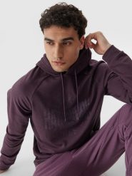 4F Bluza treningowa nierozpinana z kapturem męska XXL. Czerwone bluzy 4F, m, bez wzorów, z bawełny, z kapturem. W wyprzedaży za 39.99 zł.