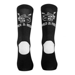 Skarpety rowerowe NORTHWAVE Ride & Beer Sock czarny. Czarne skarpety Northwave, bez wzorów. Za 40.00 zł.