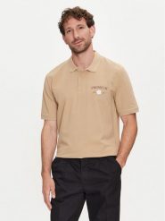 Jack&Jones Polo Jprblaalfie 12259678 Brązowy Regular Fit. Brązowe koszulki polo Jack&Jones, m, bez wzorów, z bawełny, bez kołnierzyka, bez ramiączek. Za 49.99 zł.