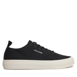 Tenisówki Jack&Jones. Czarne trampki Jack&Jones, m, bez wzorów, bez zapięcia. Za 139.99 zł.
