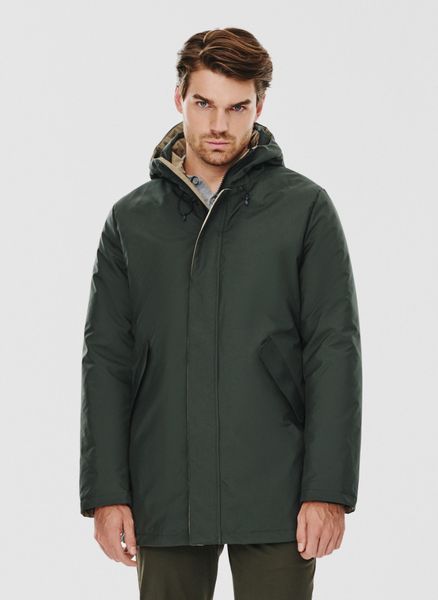 PAKO LORENTE – Zielona kurtka męska z kapturem. Zielone kurtki Pako Lorente, na zimę, m, bez wzorów, z poliesteru, z kapturem. Za 349.99 zł.