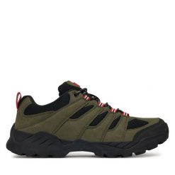 Trekkingi Hunter. Zielone buty sportowe casual Hunter, bez wzorów, bez zapięcia. Za 249.99 zł.
