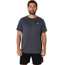 Koszulka Asics Core. Szare t-shirty sportowe ASICS, bez wzorów, bez ramiączek, do biegania. Za 198.00 zł.