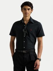 Polo Ralph Lauren Koszula 710945315003 Czarny Custom Fit. Czarne koszule Polo Ralph Lauren, l, bez wzorów, z bawełny, bez kołnierzyka, bez ramiączek. Za 379.99 zł.