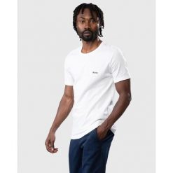 Zestaw koszulek z krótkim rękawem BOSS Tshirt RN 3-pack. Białe t-shirty sportowe HUGO BOSS, bez wzorów, bez ramiączek, trekkingowe. Za 199.00 zł.