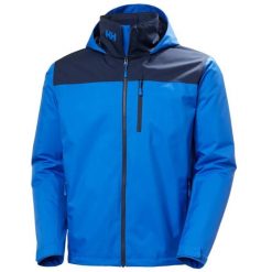 Kurtka z kapturem Helly Hansen Crew Hooded 2. Niebieskie kurtki Helly Hansen, na lato, m, bez wzorów, z dzianiny, z kapturem. Za 760.50 zł.