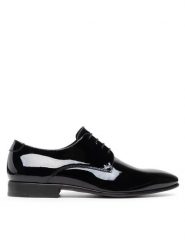 Lloyd Półbuty Jerez 21-627-20 Czarny. Czarne eleganckie półbuty Lloyd, bez wzorów, z lakierowanej skóry, bez obcasa, bez zapięcia. Za 599.99 zł.