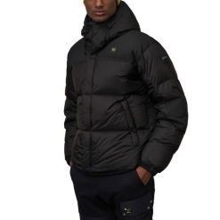 Kurtka BLAUER GIUBBINI CORTI IMBOTTI Czarny. Czarne kurtki Blauer, bez wzorów, z tkaniny, bez kaptura. Za 1,439.99 zł.