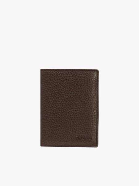 Brązowy portfel męski. Brązowe portfele Brawo sp. z o.o., bez wzorów, ze skóry. Za 149.99 zł.