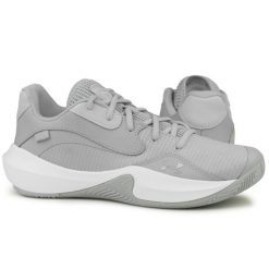 Buty męskie treningowe Under Armour UA Lockdown 7 Low. Białe buty sportowe casual Under Armour, bez wzorów, na fitness i siłownię. W wyprzedaży za 239.00 zł.