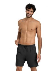 Arena Szorty kąpielowe w kolorze czarnym rozmiar: M. Czarne krótkie spodenki sportowe Arena, m, bez wzorów, z materiału. Za 114.17 zł.