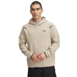 Bluza Męska Sportowa Under Armour Unstoppable Flc Hd. Brązowe bluzy z kapturem Under Armour, m, bez wzorów, z materiału, z kapturem. Za 399.99 zł.