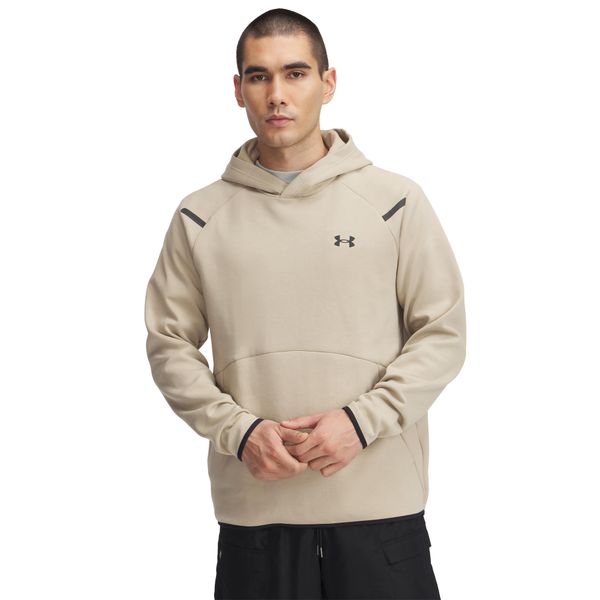 Bluza Męska Sportowa Under Armour Unstoppable Flc Hd. Brązowe bluzy z kapturem Under Armour, m, bez wzorów, z materiału, z kapturem. Za 399.99 zł.