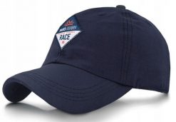 Lekka Czapka z Daszkiem z Szybkoschnącej Bawełny - Pako Jeans - Granat. Niebieskie czapki z daszkiem Pako Jeans, bez wzorów, z bawełny. Za 55.00 zł.