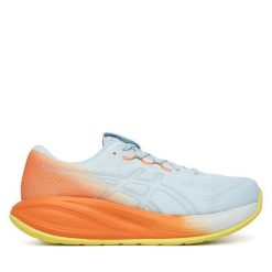 Buty do biegania Asics. Niebieskie buty do biegania ASICS, bez wzorów, bez zapięcia, do biegania. Za 719.99 zł.