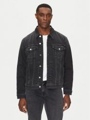 Calvin Klein Jeans Kurtka jeansowa J30J327589 Szary Slim Fit. Szare kurtki Calvin Klein Jeans, m, bez wzorów, z bawełny, bez kaptura. Za 259.99 zł.