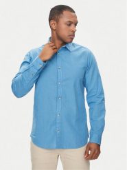 Jack&Jones Koszula Summer 12248384 Niebieski Comfort Fit. Niebieskie koszule Jack&Jones, m, bez wzorów, z bawełny, bez kołnierzyka, bez ramiączek. Za 119.99 zł.
