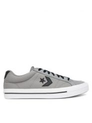 Converse Tenisówki Sport Casual A10548C Szary. Szare trampki sportowe Converse, bez wzorów, z materiału, bez zapięcia, tenisowe. Za 229.99 zł.
