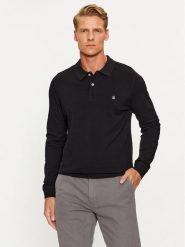 United Colors Of Benetton Polo 3089J3204 Czarny Regular Fit. Czarne koszulki polo United Colors Of Benetton, l, bez wzorów, z bawełny, bez kołnierzyka, bez ramiączek. Za 139.99 zł.