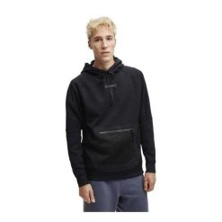 Bluza Męska. Czarne bluzy z kapturem On, m, bez wzorów, z bawełny, z kapturem. Za 716.99 zł.