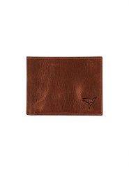 Lucky Bees Skórzany portfel w kolorze jasnobrązowym - 11 x 8 x 2 cm rozmiar: onesize. Brązowe portfele Lucky Bees, bez wzorów, z materiału. Za 100.28 zł.