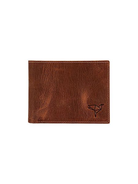 Lucky Bees Skórzany portfel w kolorze jasnobrązowym - 11 x 8 x 2 cm rozmiar: onesize. Brązowe portfele Lucky Bees, bez wzorów, z materiału. Za 100.28 zł.