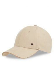 Tommy Hilfiger Czapka z daszkiem Th Corp Flannel 6 Panel Cap AM0AM13164 Beżowy. Brązowe czapki z daszkiem Tommy Hilfiger, bez wzorów, z bawełny. Za 169.99 zł.