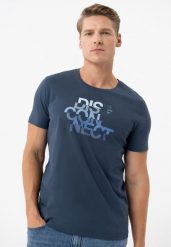 T-shirt z printem T-DIS. T-shirty Volcano, l, bez wzorów, z bawełny, bez kołnierzyka, bez ramiączek. Za 59.99 zł.