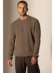 Perfect Cashmere Kaszmirowy sweter "Aidan" w kolorze jasnobrązowym rozmiar: XL. Brązowe swetry nierozpinane Perfect Cashmere, xl, bez wzorów, z kaszmiru, bez kołnierzyka, bez ramiączek. Za 406.95 zł.