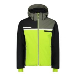 Kurtka męska narciarska męska CMP 33W0747. Zielone kurtki narciarskie i snowboardowe CMP, m, bez wzorów, narciarskie. Za 1,337.95 zł.