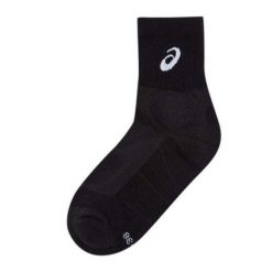 Skarpety Do Siatkówki Unisex Dla Dorosłych Z Logo. Czarne skarpety ASICS, bez wzorów. Za 64.99 zł.