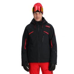 Kurtka narciarska męska Spyder Leader. Czarne kurtki narciarskie i snowboardowe Spyder, l, bez wzorów, narciarskie. Za 2,599.99 zł.