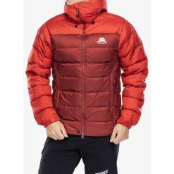 Kurtka puchowa męska Mountain Equipment Senja Jacket. Czerwone kurtki MOUNTAIN EQUIPMENT, m, bez wzorów, z puchu, bez kaptura. Za 1,026.99 zł.