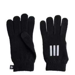 Rękawiczki Essentials 3-Stripes Gloves. Białe rękawiczki Adidas, bez wzorów, z dzianiny. Za 119.00 zł.