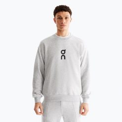 Bluza męska On Club Crew. Szare bluzy bez kaptura On, m, bez wzorów, z bawełny, bez kaptura. Za 419.99 zł.