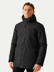 Regatta Kurtka przeciwdeszczowa Larrick RMP397 Czarny Regular Fit. Czarne kurtki outdoor i hardshell Regatta, m, bez wzorów, z syntetyku, bez kaptura. Za 180.99 zł.