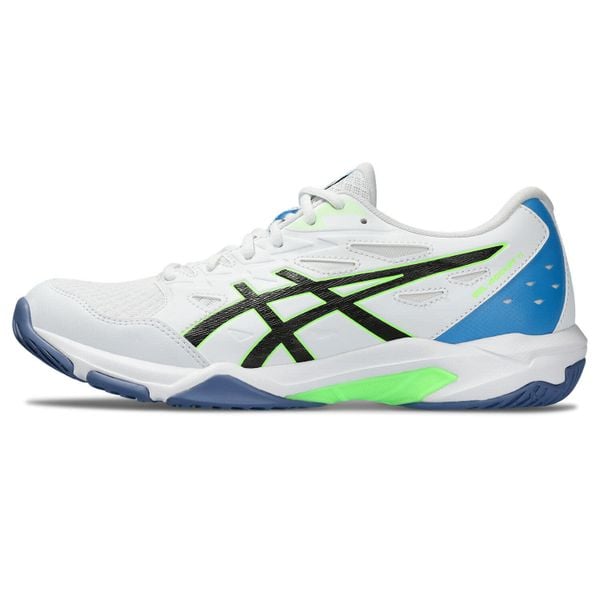 Buty treningowe męskie Asics Gel-rocket 11. Białe buty treningowe ASICS, bez wzorów, z materiału. Za 339.00 zł.