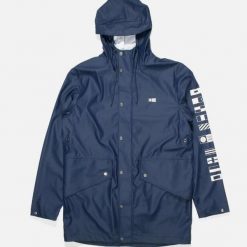 Kurtka Salty Crew Seal Raincoat Navy. Niebieskie kurtki SALTY CREW, bez wzorów, bez kaptura. Za 592.16 zł.