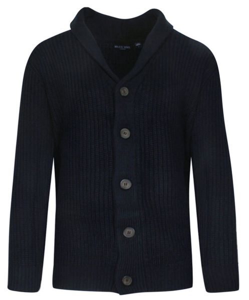 Dziergany Kardigan, Ciemny Granatowy Sweter Zapinany na Guziki, Elegancki -BRAVE SOUL. Niebieskie swetry rozpinane Brave Soul, l, bez wzorów, dziergany, bez kołnierzyka, bez ramiączek. Za 139.00 zł.