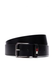 Tommy Jeans Pasek Tjm Tommy Roller Buckle 4.0 AM0AM14460 Czarny. Czarne paski Tommy Jeans, bez wzorów, z jeansu. Za 209.99 zł.