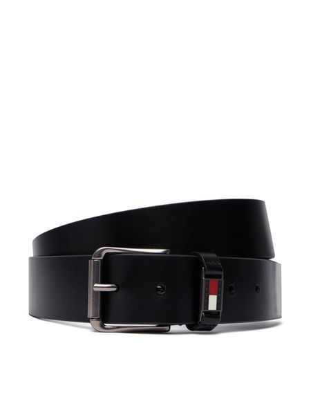 Tommy Jeans Pasek Tjm Tommy Roller Buckle 4.0 AM0AM14460 Czarny. Czarne paski Tommy Jeans, bez wzorów, z jeansu. Za 209.99 zł.