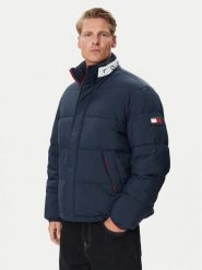 Tommy Jeans Kurtka zimowa Vail Flag DM0DM23728 Granatowy Regular Fit. Niebieskie kurtki Tommy Jeans, na zimę, m, bez wzorów, z jeansu, bez kaptura. Za 949.99 zł.