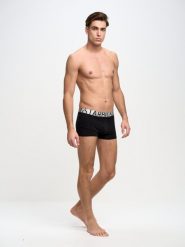 Bokserki męskie czarne Jonas 906. Czarne bokserki BIG STAR, l, bez wzorów, z gumy. W wyprzedaży za 29.99 zł.